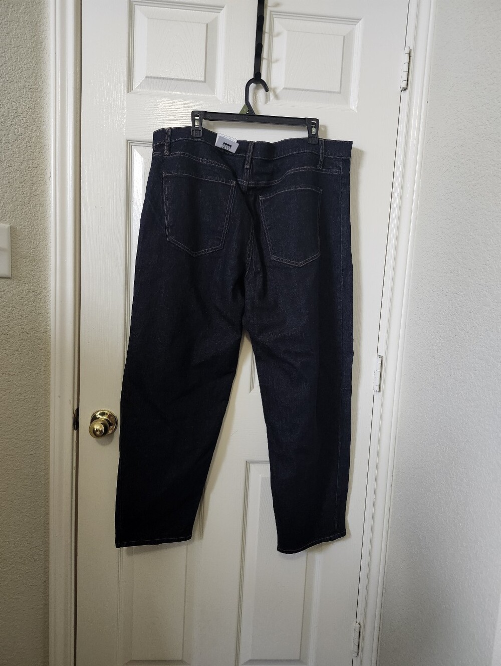 Time & True Barrel Leg Dark Wash 90s Mom Wide Leg Jeans 18 Plus